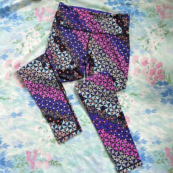 Victorias Secret VSX Sport Leggings Pants Geo Print - Picture 1 of 8